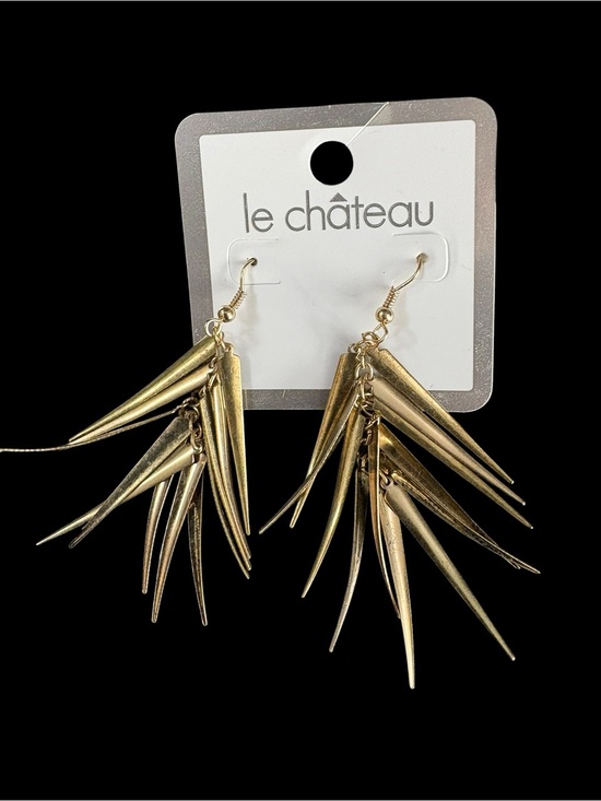 le chateau Jewelry - NEW le château Gold Multi-Spike Dangle Earrings